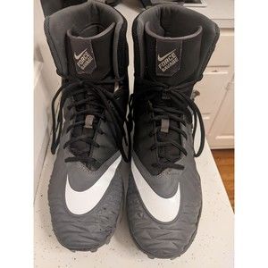 Men's Nike Force Savage Varsity Grey Football Cleat US Size 12 1/2 880140-002